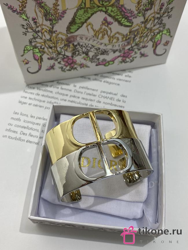 Dior Bracelet Dior CD Logo Bangle Metal Gold/ Silver - 1