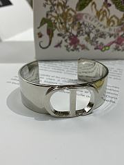 Dior Bracelet Dior CD Logo Bangle Metal Gold/ Silver - 5