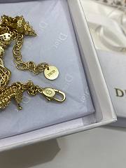 Dioriviera Dior Cabinet d'Été Bracelet Gold Finish Metal and White Resin Pearls - 4