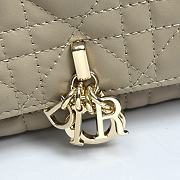 My Dior Talk Phone Pouch Powder Beige Cannage Lambskin - 18.5x10x4cm - 5