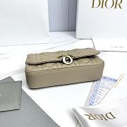 My Dior Talk Phone Pouch Powder Beige Cannage Lambskin - 18.5x10x4cm - 4