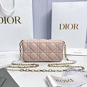 My Dior Talk Phone Pouch Light Pink Cannage Lambskin - 18.5x10x4cm - 6