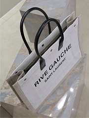 YSL Large Rive Gauche Tote Bag Beige - 48x36x16cm - 5