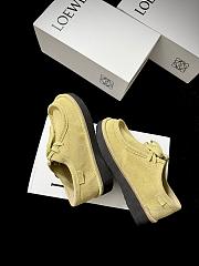 Loewe Faro Lace-up in Suede Calfskin Sahara - 5