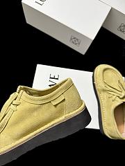 Loewe Faro Lace-up in Suede Calfskin Sahara - 2