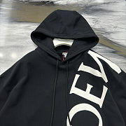 Loewe Relaxed Fit Hoodie in Cotton Black - 2