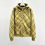 Burberry Reversible Ekd Check Puffer Jacket in Yellow - 1