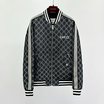 Gucci GG Jacquard Cotton Jacket Denim