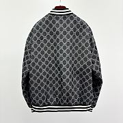Gucci GG Jacquard Cotton Jacket Denim - 4