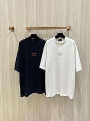 Balenciaga T-Shirt Valentine's Day Limited Edition Heart Multi-Technique Blacl/ White - 1