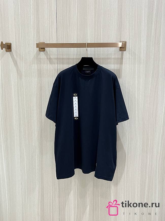 Balenciaga T-Shirt “Sticker” Graphic Black - 1