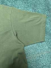 Balenciaga T-Shirt BB Icon Stencil Jersey Knit High-end Version in Green  - 6