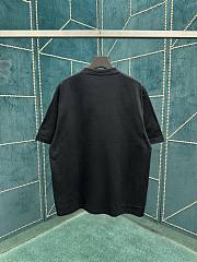 Balenciaga T-Shirt BB Icon Stencil Jersey Knit High-end Version in Black - 3