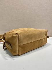 Prada Explore Suede Bag Brown 1BC264 - 32x22x11.5cm - 5
