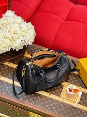 LV Speedy Soft 30 Monogram Empreinte Leather Black M47186 - 30x21x17cm - 2