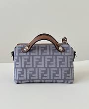 By The Way Soft Mini Blue Denim Effect FF Jacquard Mini Bag - 20x9x12cm - 2