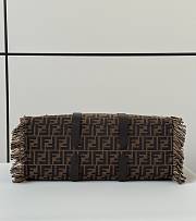 Fendi Summer Tote Fabric Brown - 37x29x16cm - 3