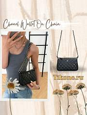 Chanel Wallet On Chain  Caviar Black - 21x5.5x12cm - 1