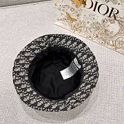 Reversible Teddy-D Small Brim Bucket Hat Black Cotton Blend - 6