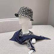 Reversible Teddy-D Small Brim Bucket Hat Black Cotton Blend - 2