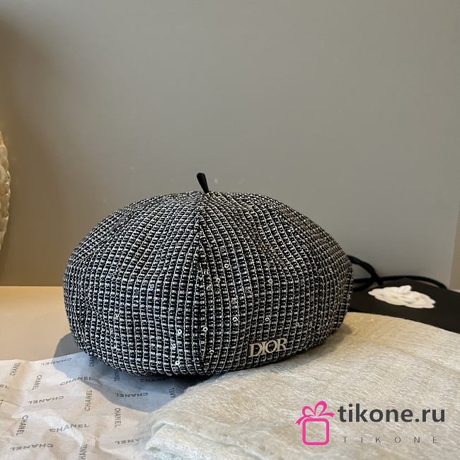 Dior Tweed Beret 20198 - 1