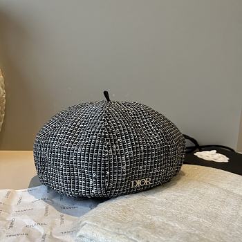 Dior Tweed Beret 20198