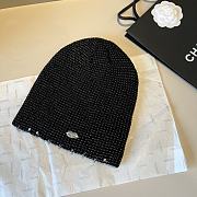 Chanel Beanie Hat Black - 6