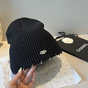 Chanel Beanie Hat Black - 5