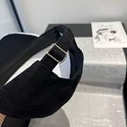 Chanel Logo Baseball Cap Black - 4