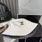 Chanel Reversible Logo Bucket Hat White - 6