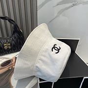 Chanel Reversible Logo Bucket Hat White - 5