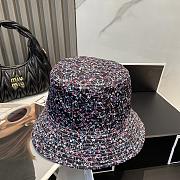 Chanel Reversible Logo Bucket Hat White - 4