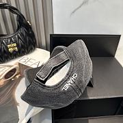 Chanel Denim Logo Baseball Cap Gray - 3