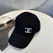 Chanel Reversible Logo Baseball Cap Black - 1