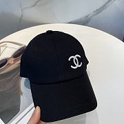 Chanel Reversible Logo Baseball Cap Black - 2