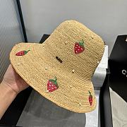 Gucci Strawberry Raffia Bucket Hat - 5