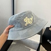 LV Bucket Hat Denim Light Blue - 5