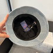 LV Bucket Hat Denim Light Blue - 3