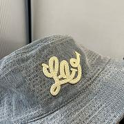 LV Bucket Hat Denim Light Blue - 2