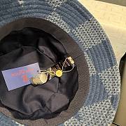 LV Bucket Hat Denim Blue - 5
