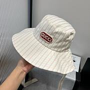 Gucci Retro Stripe Bucket Hat Red - 4