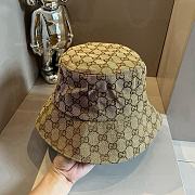 Gucci GG Supreme Canvas Bucket Hat in Beige  - 3