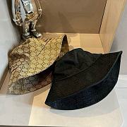 Gucci GG Supreme Canvas Bucket Hat in Black - 2