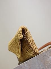 YSL Cassandre Chain Pouch In Beige and Leather - 19×12×3cm - 6