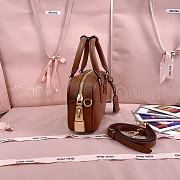 Miumiu Arcadie Small Leather Cognac - 19x13x6cm - 2