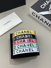 Chanel Resin Logo Bangle Bracelet Multcolors - 1