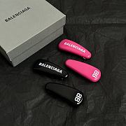 Balenciaga Holli Hair Clips Pink - 3