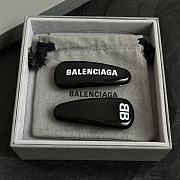 Balenciaga Holli Hair Clips Black - 2