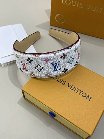 LVxTM Monogram Multicolor LV Outline Headband White M96120