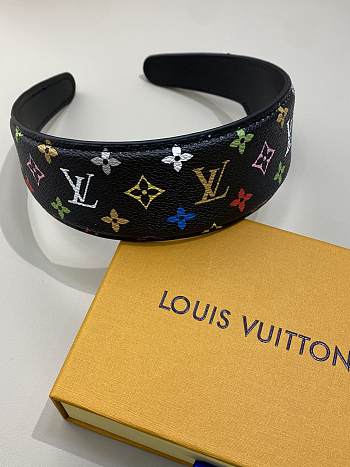 LVxTM Monogram Multicolor LV Outline Headband Black M96121